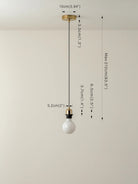 Capel - Brass Drop Cap Lampholder Kit