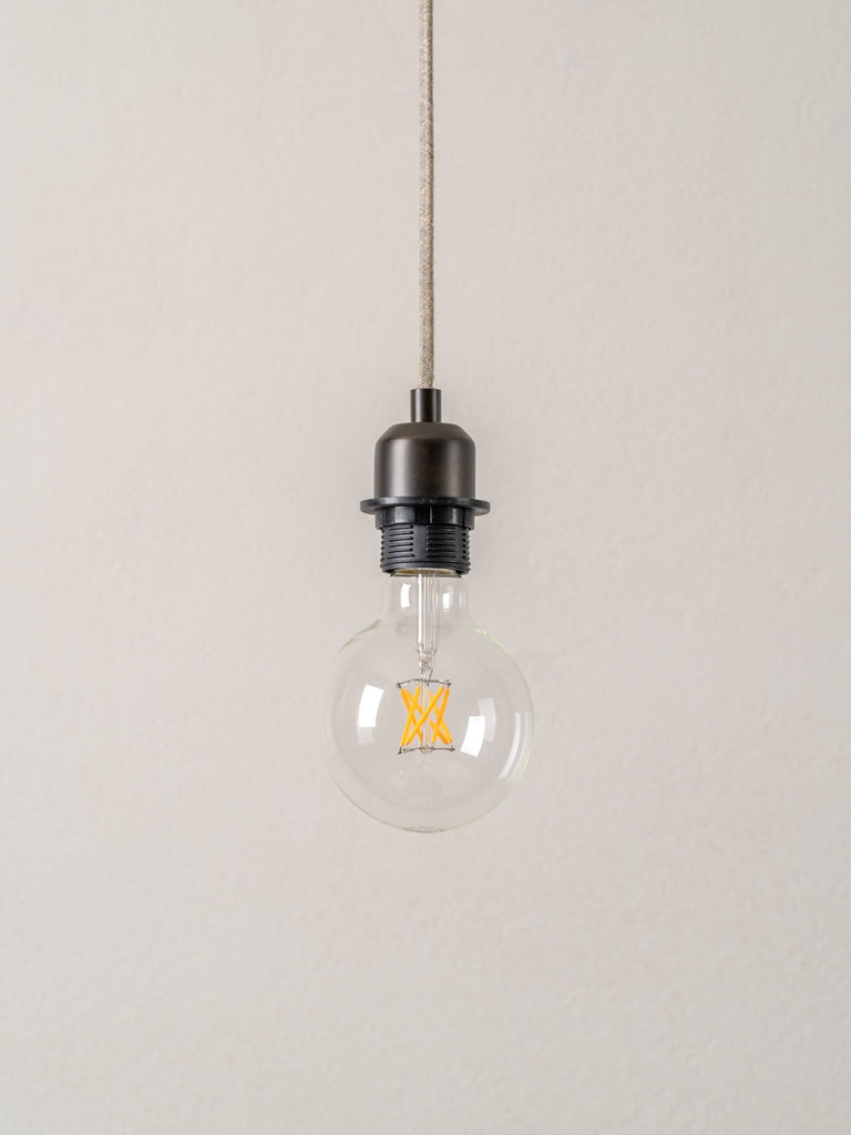 Capel - Bronze Drop Cap Lampholder Kit - Loom Collection