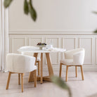 Cara Armchair - Cotton Boucle