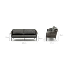Cascade 205 Sofa - Shadow