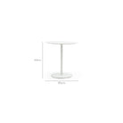Cascade Bar Table 90 - Chalk - Outdoor Dining Tables Loom Collection Loom Collection Dubai