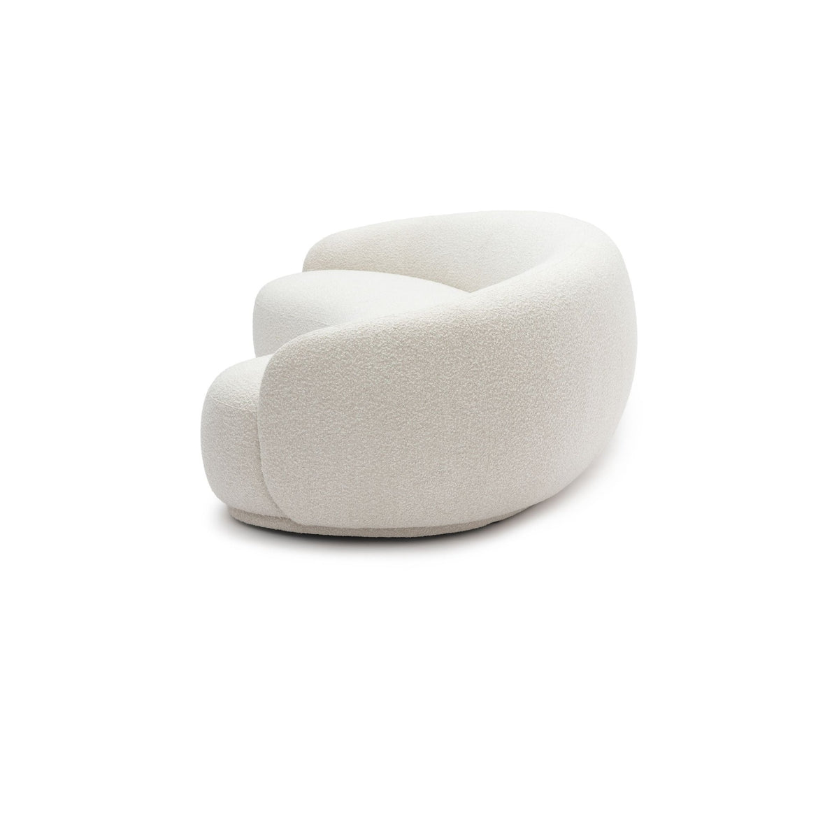 Cashew Sofa - Ivory Boucle - Curved Sofas Loom Collection Loom Collection Dubai