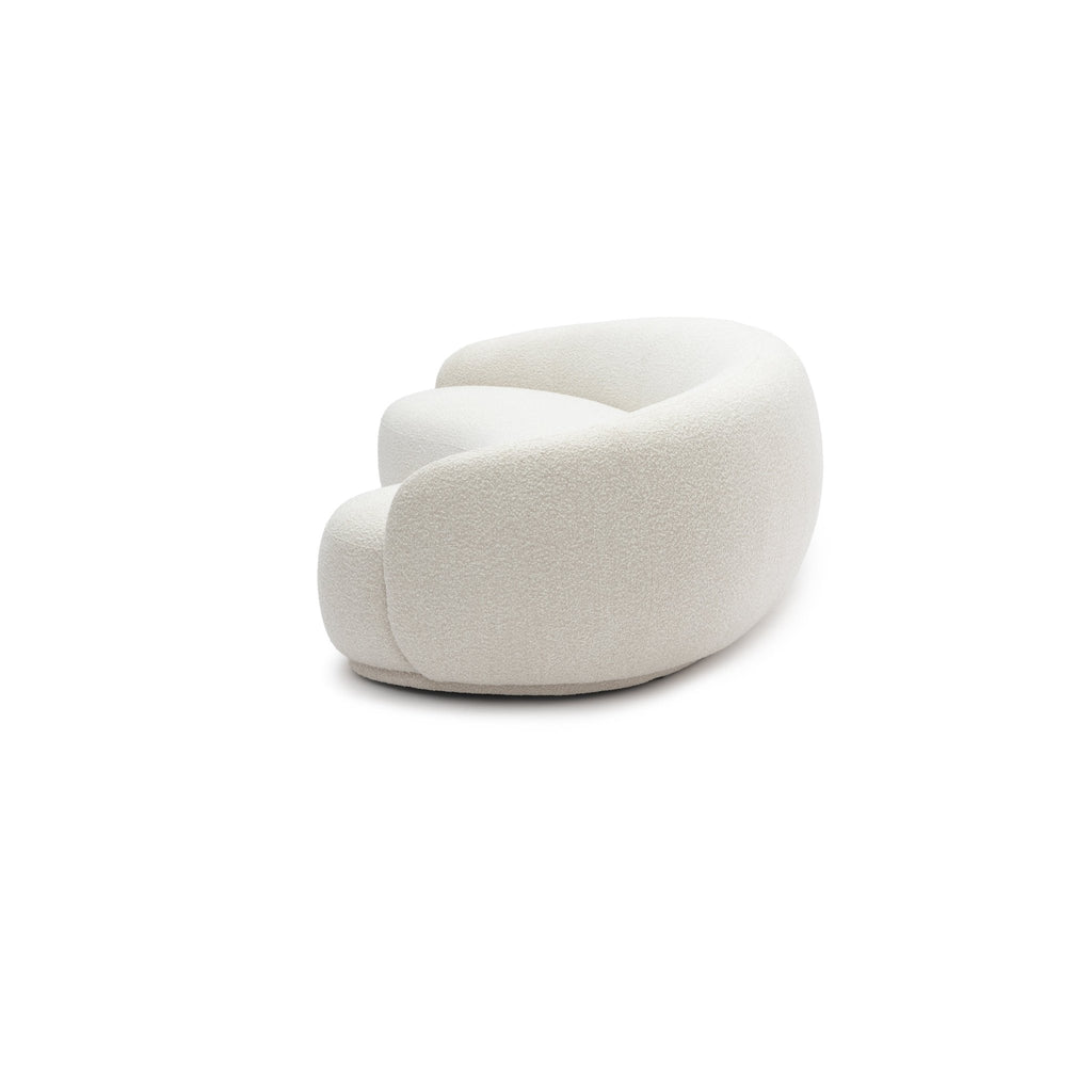 Cashew Sofa - Ivory Boucle - Curved Sofas Loom Collection Loom Collection Dubai