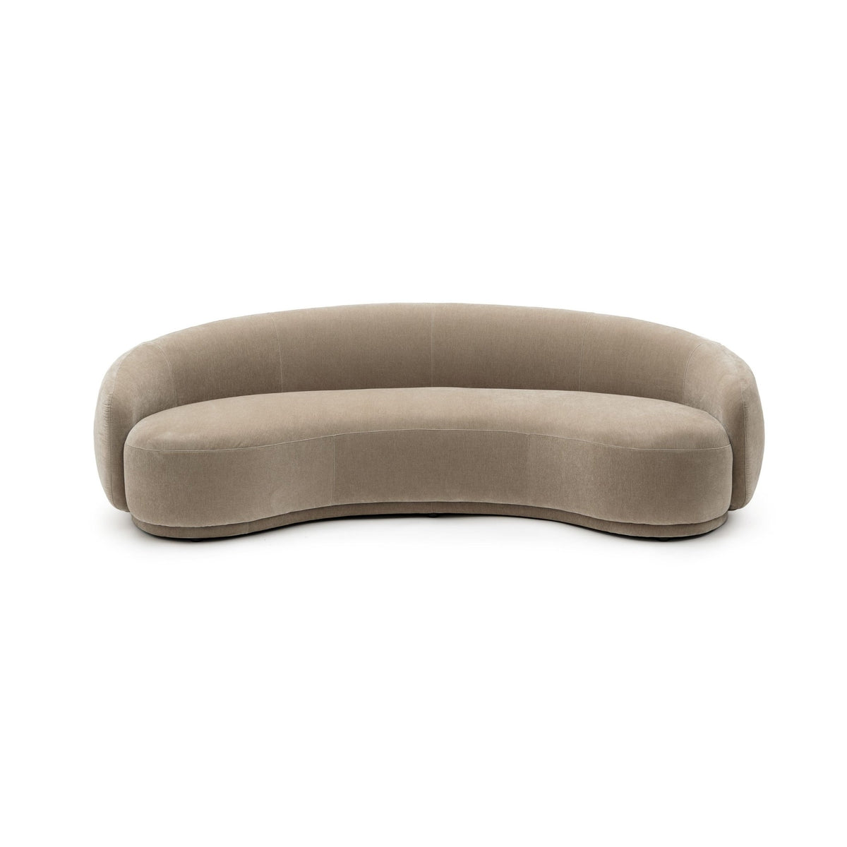 Cashew Sofa - Latte - Curved Sofas Loom Collection Loom Collection Dubai