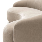 Cashew Sofa - Latte - Curved Sofas Loom Collection Loom Collection Dubai