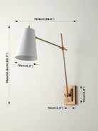 Celano Aged Brass Wall Light - Wall Lights