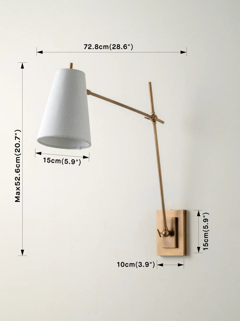 Celano Aged Brass Wall Light - Wall Lights Lights&Lamps Loom Collection Dubai