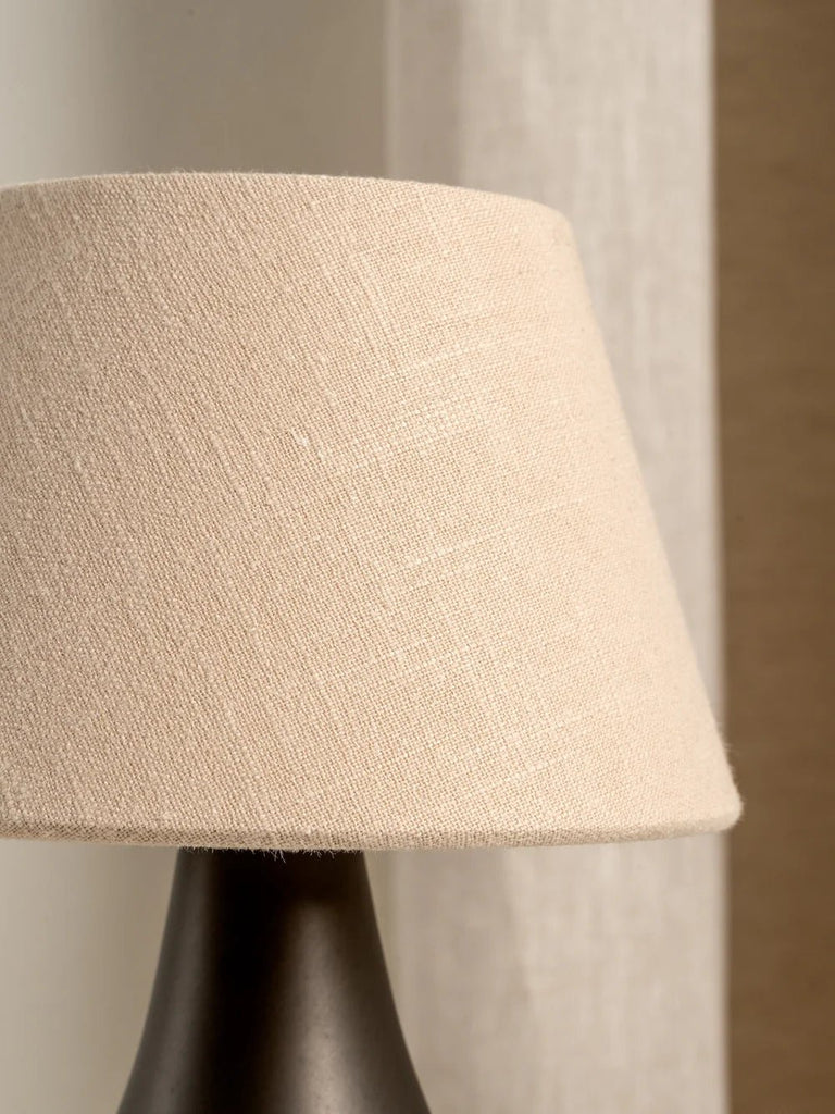 Cenare - Bronze And Linen Rechargeable Table Lamp - Loom Collection