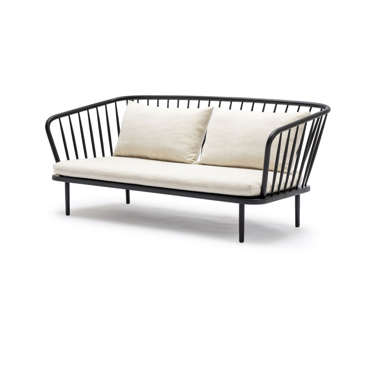 Charles Sofa - Black & West Lake Gesso - Sofa Tolv Loom Collection Dubai