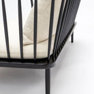 Charles Sofa - Black & West Lake Gesso - Sofa Tolv Loom Collection Dubai