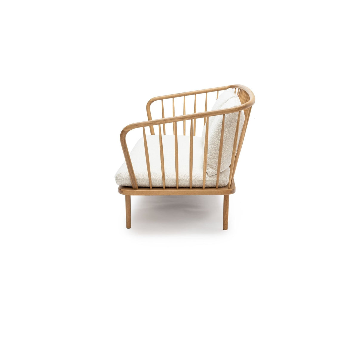 Charles Sofa - Light Oak & Biggello Milk - Sofas Tolv Loom Collection Dubai