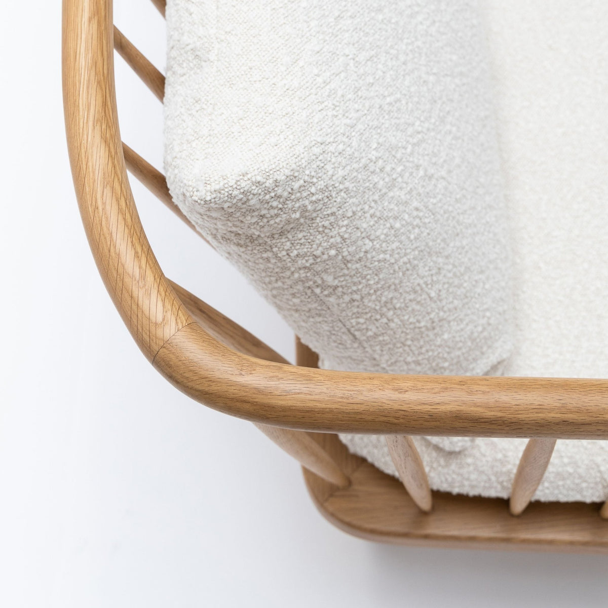 Charles Sofa - Light Oak & Biggello Milk - Sofas Tolv Loom Collection Dubai