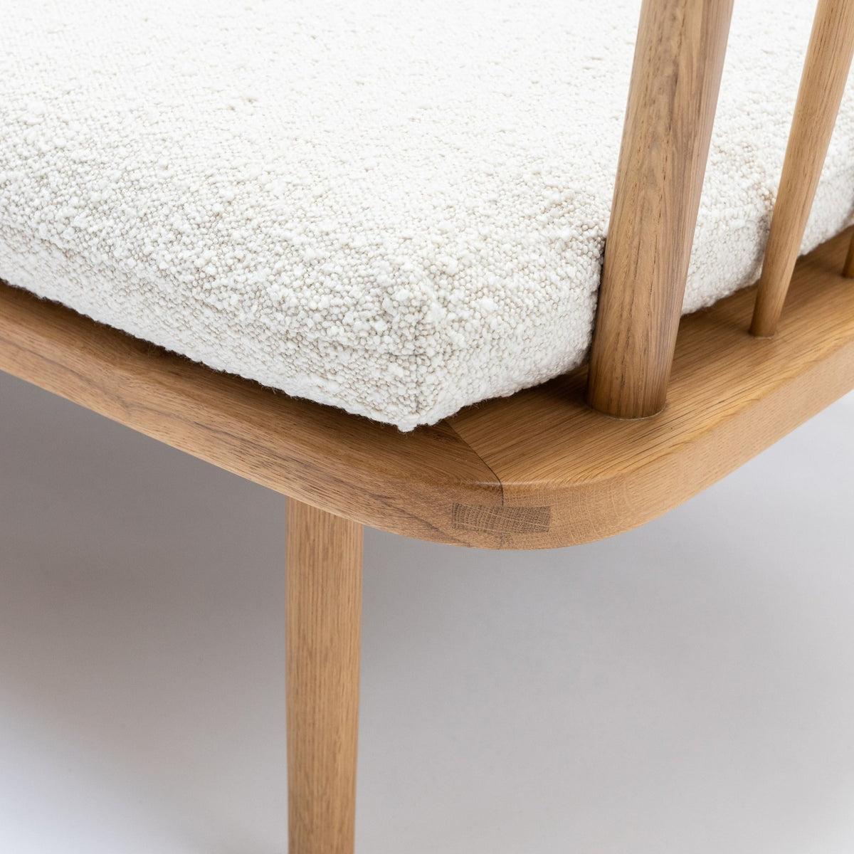 Charles Sofa - Light Oak & Biggello Milk - Sofas Tolv Loom Collection Dubai