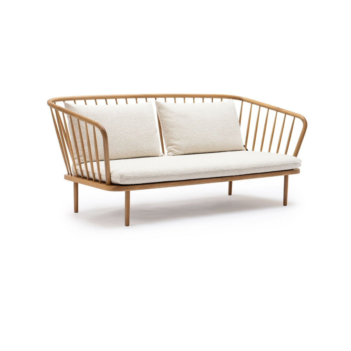 Charles Sofa - Light Oak & Biggello Milk - Sofas Tolv Loom Collection Dubai