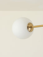 Chelso - 4 Light Brass And Opal Flush