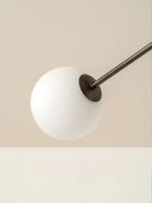 Chelso - 4 Light Bronze And Opal Flush - Ceiling Lights Lights&Lamps Loom Collection Dubai