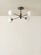 Chelso - 4 Light Bronze And Opal Flush - Ceiling Lights Lights&Lamps Loom Collection Dubai