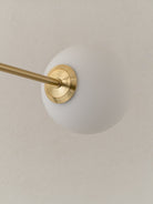 Chelso - 6 Light Brass And Opal Pendant