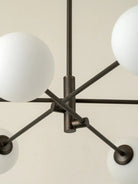 Chelso - 6 Light Bronze And Opal Pendant - Ceiling Lights Lights&Lamps Loom Collection Dubai