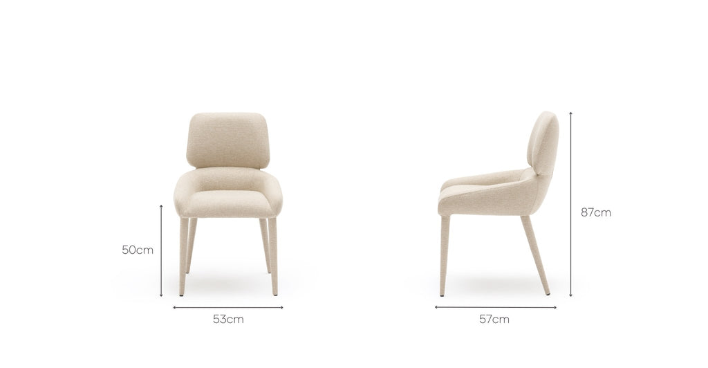 Chloe Chair - Latte - Loom Collection