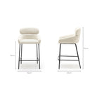 Chloe Counter Chair - Hazel - Bar & Counter Stools Loom Collection Loom Collection Dubai