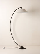 Circo - Arc Bronze & Linen Floor Lamp