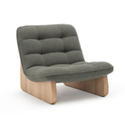 CIV Chair - Blonde Oak & Ami Parsley - Accent Chairs Tolv Loom Collection Dubai