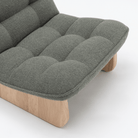 CIV Chair - Blonde Oak & Ami Parsley - Accent Chairs Tolv Loom Collection Dubai