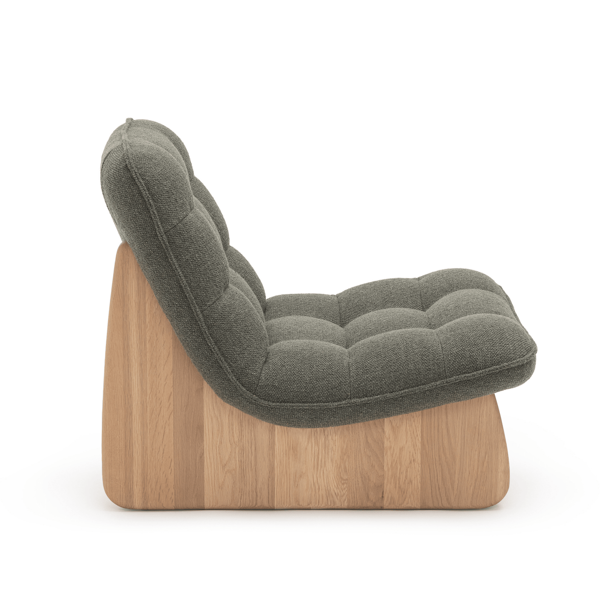 CIV Chair - Blonde Oak & Ami Parsley - Accent Chairs Tolv Loom Collection Dubai