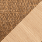 CIV Chair - Blonde Oak & Ami Pumpkin - Accent Chairs Tolv Loom Collection Dubai