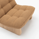 CIV Chair - Blonde Oak & Ami Pumpkin - Accent Chairs Tolv Loom Collection Dubai