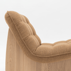 CIV Chair - Blonde Oak & Ami Pumpkin - Accent Chairs Tolv Loom Collection Dubai