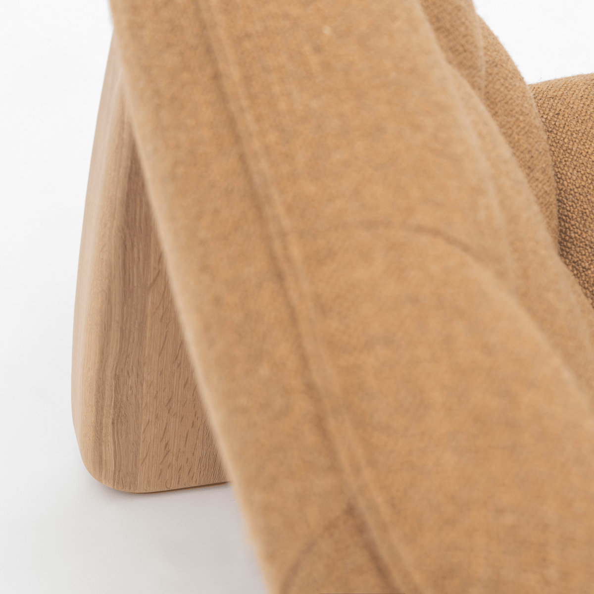 CIV Chair - Blonde Oak & Ami Pumpkin - Accent Chairs Tolv Loom Collection Dubai