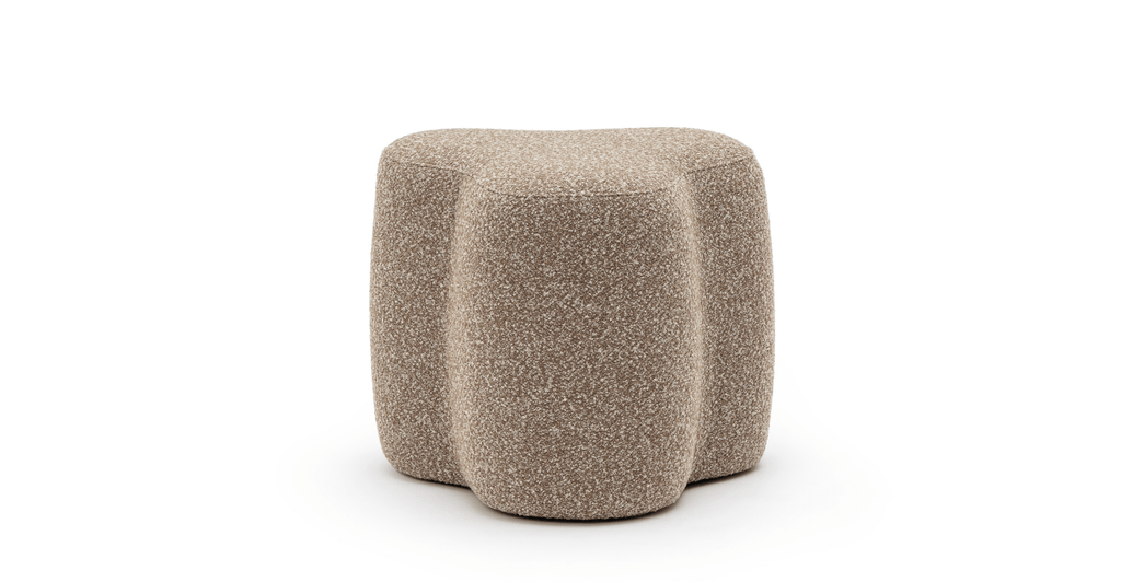 Clover Ottoman - Chestnut - Loom Collection