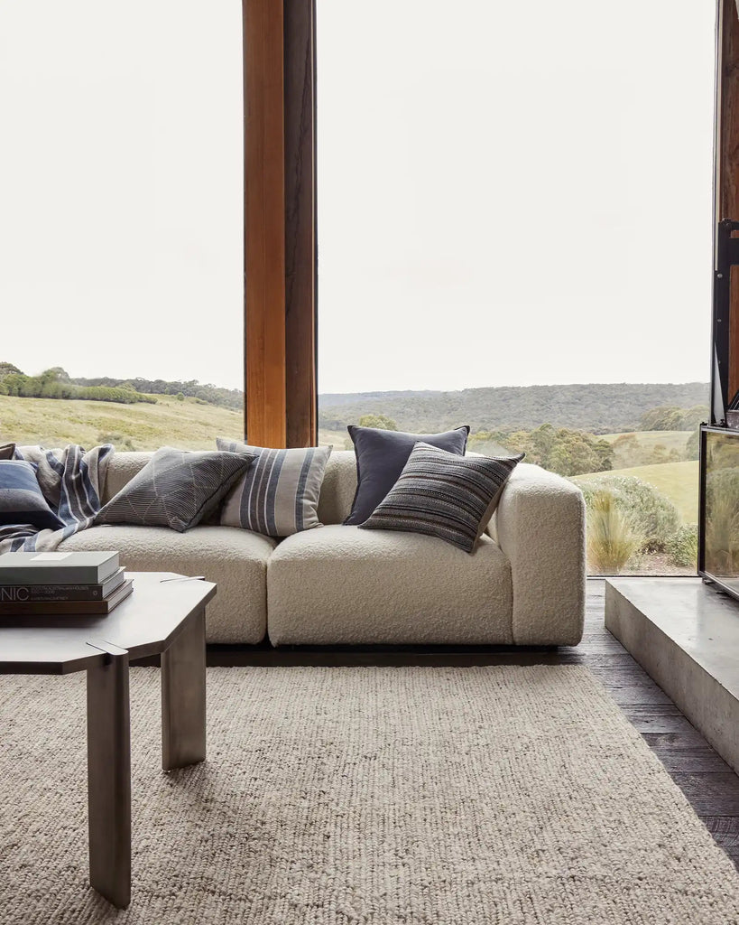 Como 50Cm Cushion - Smoke - Loom Collection