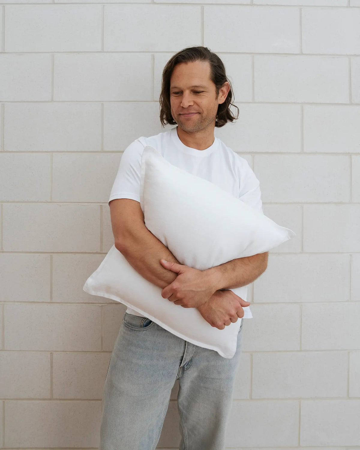 Como 60Cm Cushion - Snow - Cushions Loom Collection Loom Collection Dubai