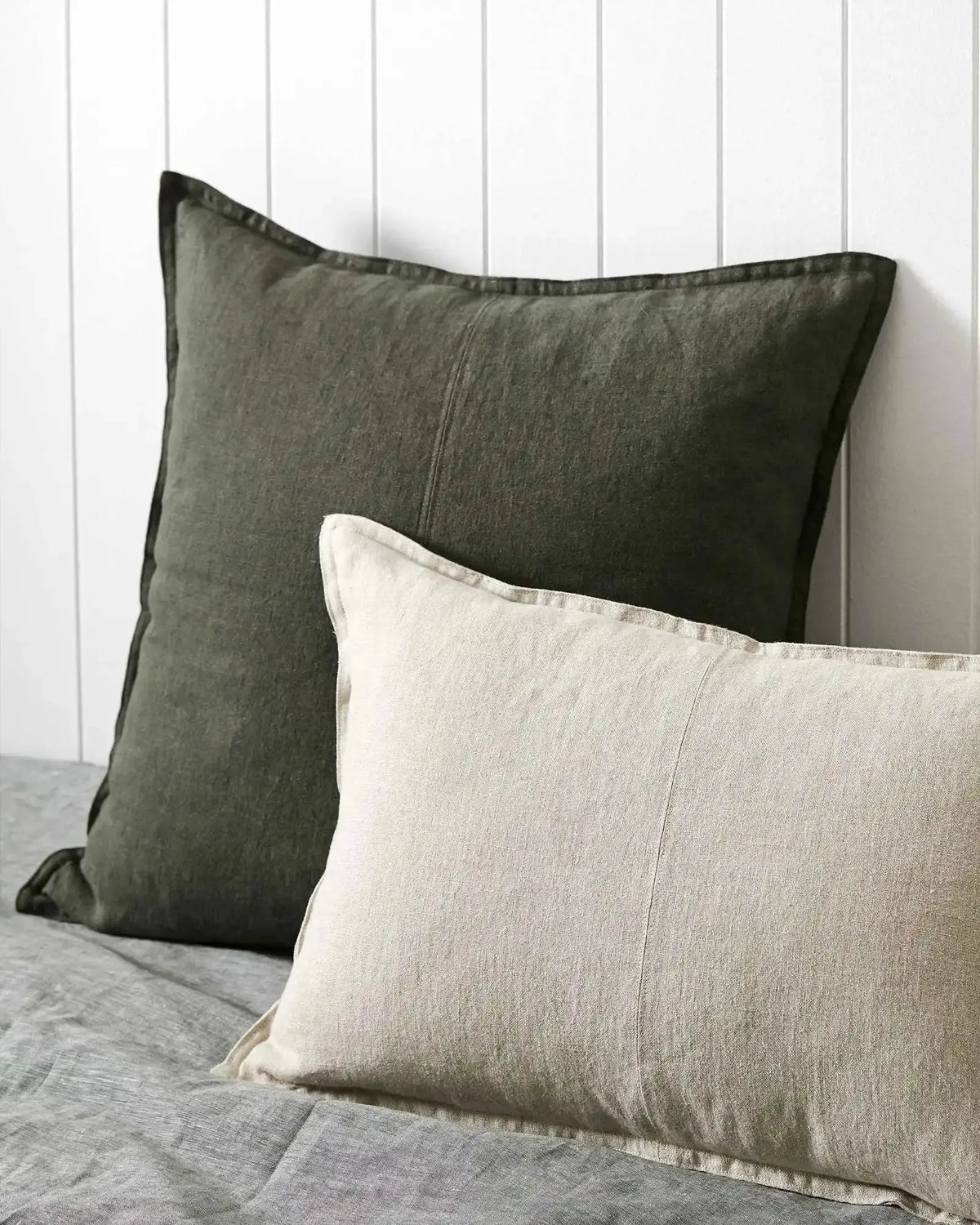 Como Lumbar Cushion - Linen