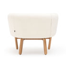 Copal Chair - Light Oak & Cobbler Panna Cotta - Accent Chairs Tolv Loom Collection Dubai