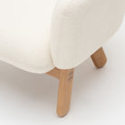 Copal Chair - Light Oak & Cobbler Panna Cotta - Accent Chairs Tolv Loom Collection Dubai