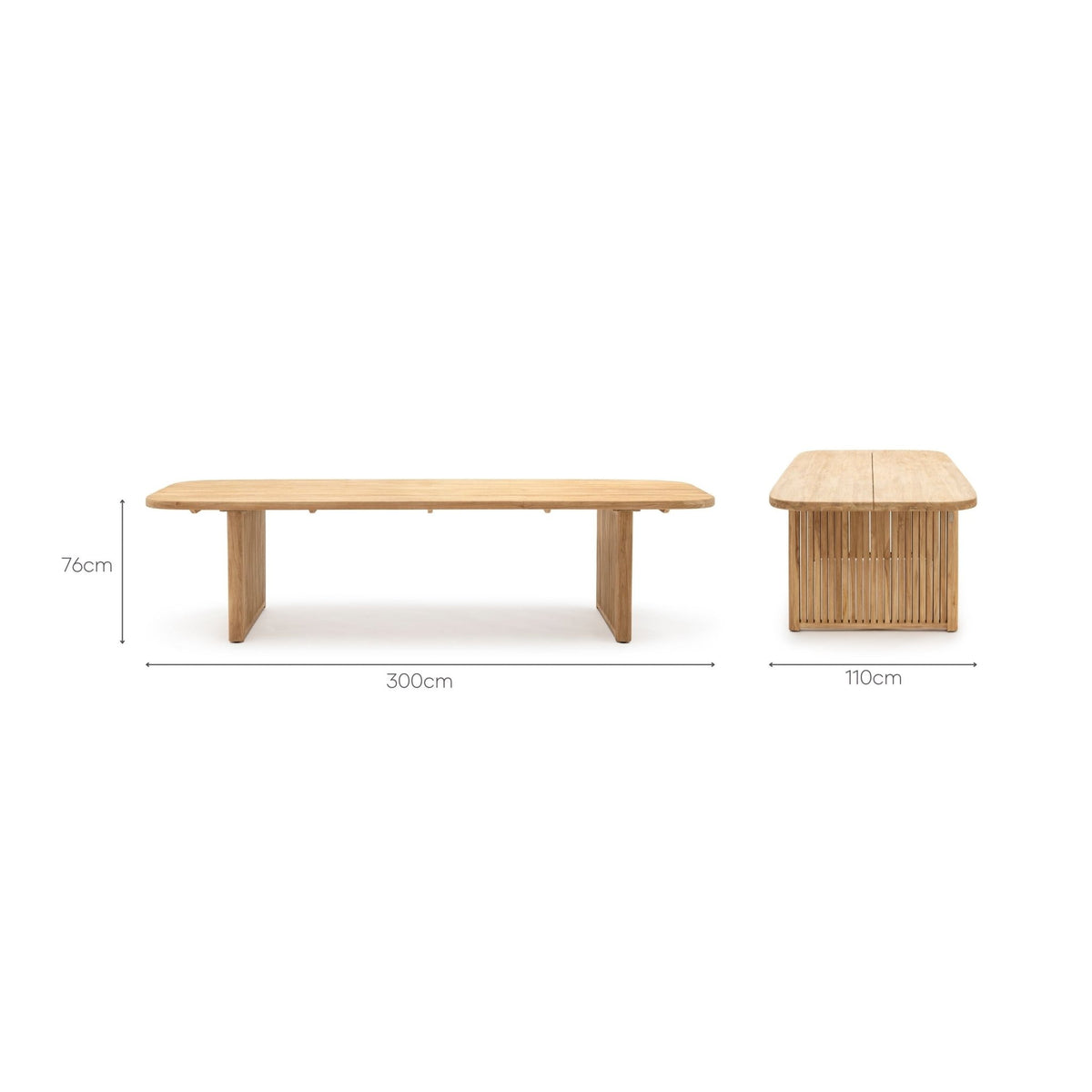 Corso Dining Table - Rectangular Dining Tables Loom Collection Loom Collection Dubai
