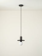 Coto - Charcoal Concrete And Opal Pendant