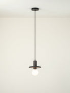 Coto - Charcoal Concrete And Opal Pendant