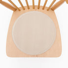 Crepe Round Seat - Ecru - Dining Chairs Tolv Loom Collection Dubai