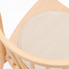 Crepe Round Seat - Ecru - Dining Chairs Tolv Loom Collection Dubai