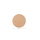 Crepe Round Seat - Pecan Leather - Dining Chairs Tolv Loom Collection Dubai