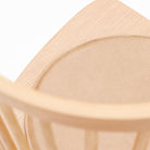 Crepe Round Seat - Pecan Leather - Dining Chairs Tolv Loom Collection Dubai