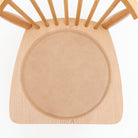 Crepe Round Seat - Pecan Leather - Dining Chairs Tolv Loom Collection Dubai