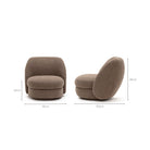 Cruze Swivel Chair - Pecan