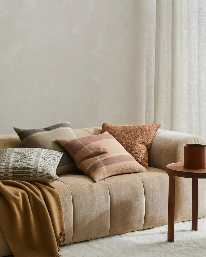 Dante 50Cm Cushion - Terracotta - Loom Collection