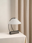 Deska - Bronze And Linen Task Lamp - Table Lamps Lights&Lamps Loom Collection Dubai